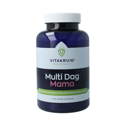 Vitakruid Multi dag mama vegan 180.00 Vegetarische capsules