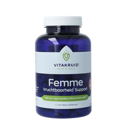 Vitakruid Femme vruchtbaarheid support 120.00 Vegetarische capsules