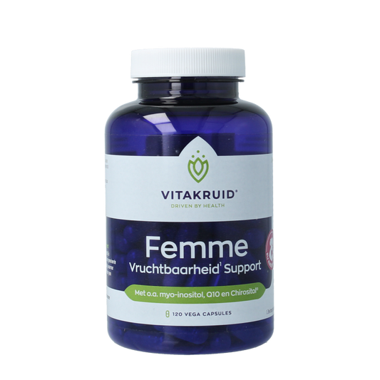 Vitakruid Femme vruchtbaarheid support 120 Vegetarische capsules