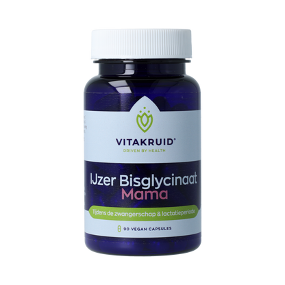 Vitakruid IJzer Bisglycinaat Mama 30 Complex oa koper, C 90.00 Vegetarische capsules