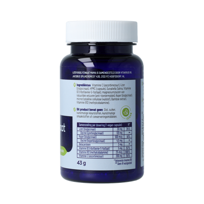Vitakruid IJzer Bisglycinaat Mama 30 Complex oa koper, C 90.00 Vegetarische capsules