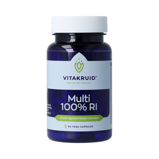 Vitakruid Multi 100% RI met goed opneembare vormen 90.00 Vegetarische capsules