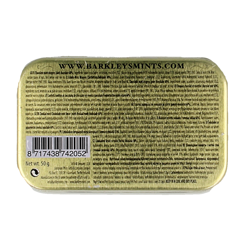 Barkleys Chocolate mints mint 50 Gram