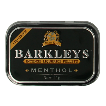 Barkleys Liquorice pellets menthol 16 Gram