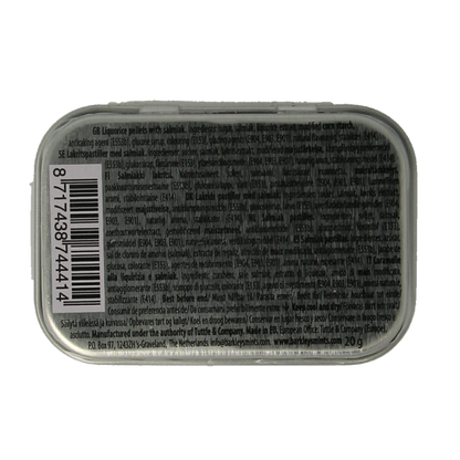 Barkleys Liquorice pellets salmiak 20 Gram