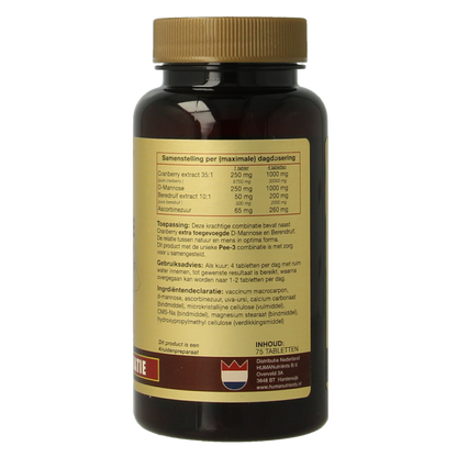 Artelle D-Mannose cranberry beredruif 75 Tabletten