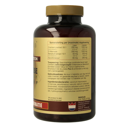 Artelle D-Mannose cranberry berendruif 220 Tabletten