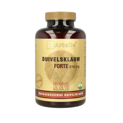 Artelle Duivelsklauw forte 616mg 220 Vegetarische capsules