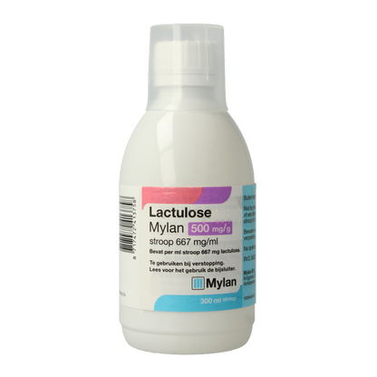 Mylan Lactulose stroop 500mg 300 Milliliter