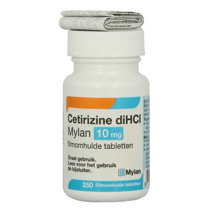 Mylan Cetirizine diHCl 10mg 250 Tabletten