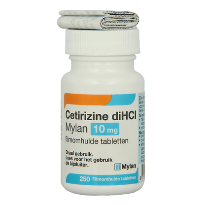 Mylan Cetirizine diHCl 10mg 250.00 Tabletten