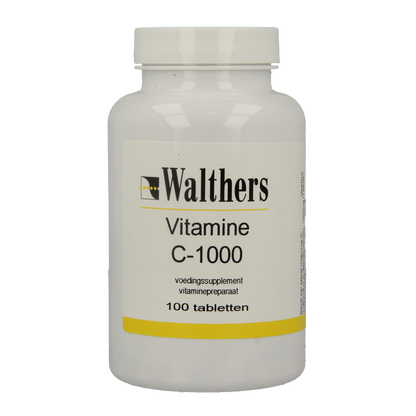 Walthers Vitamine C 1000 mg bioflav/rozenbottel 100 Tabletten