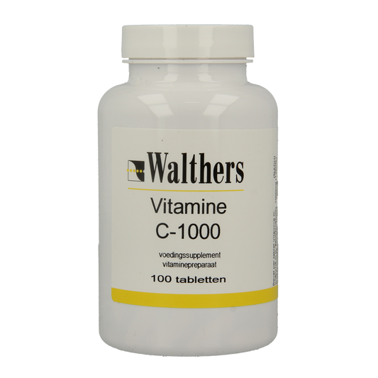 Walthers Vitamine C 1000 mg bioflav/rozenbottel 100.00 Tabletten