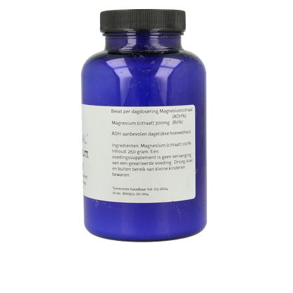 Nova Vitae Magnesium citraat poeder 250 Gram