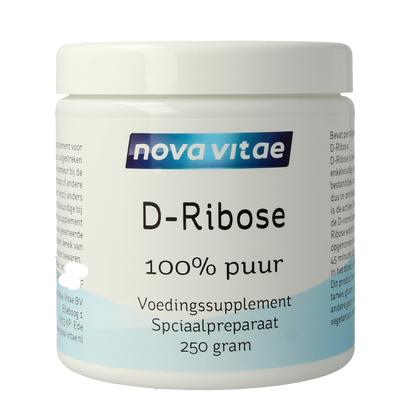 Nova Vitae D Ribose 100% puur 250.00 Gram