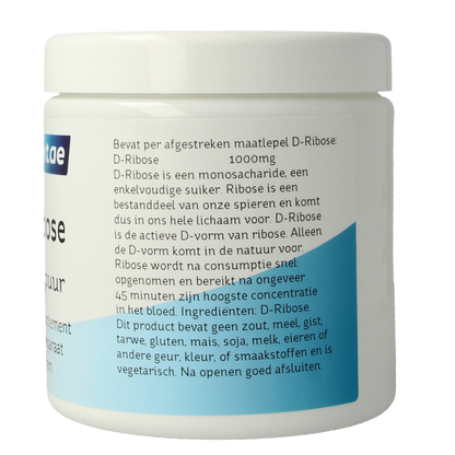 Nova Vitae D Ribose 100% puur 250 Gram