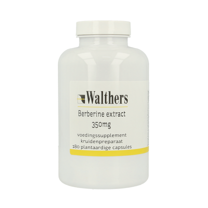 Walthers Berberine extract 350mg 180.00 Vegetarische capsules