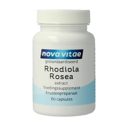 Nova Vitae Rhodiola rosea extract 60 Vegetarische capsules