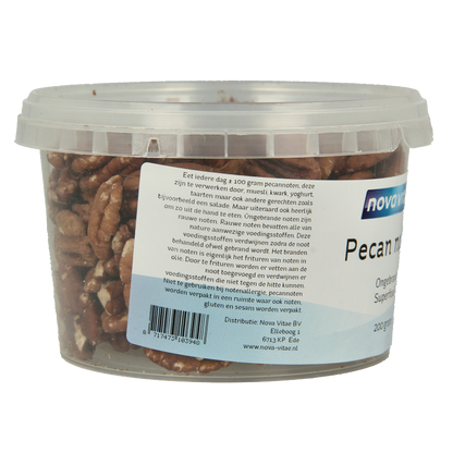 Nova Vitae Pecannoten ongebrand raw 200 Gram