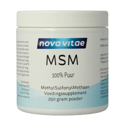 Nova Vitae MSM poeder 250.00 Gram