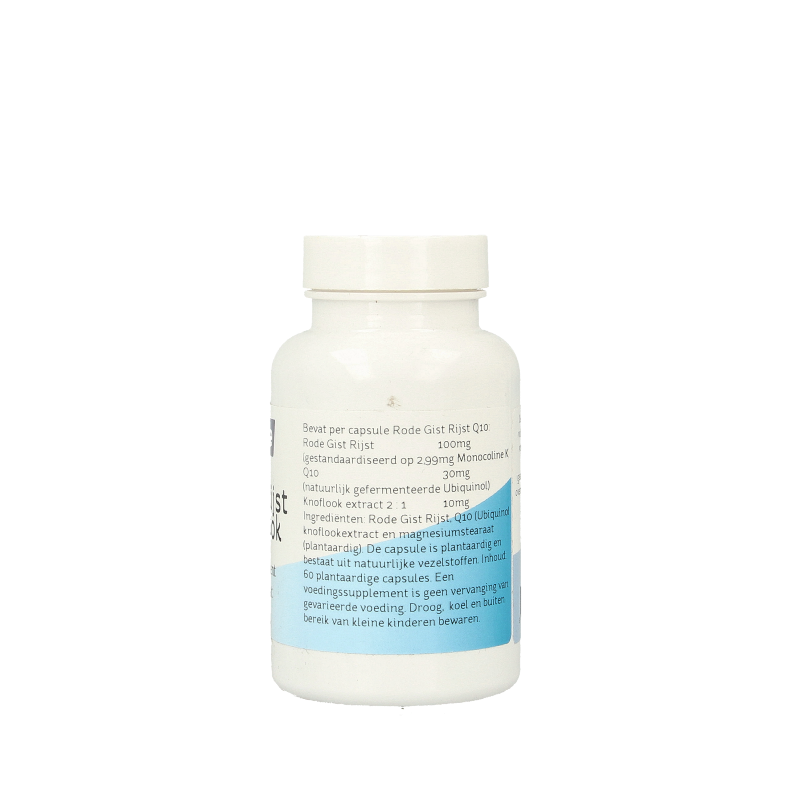 Nova Vitae Rode gist rijst+ Q10 + knoflook 60 Vegetarische capsules