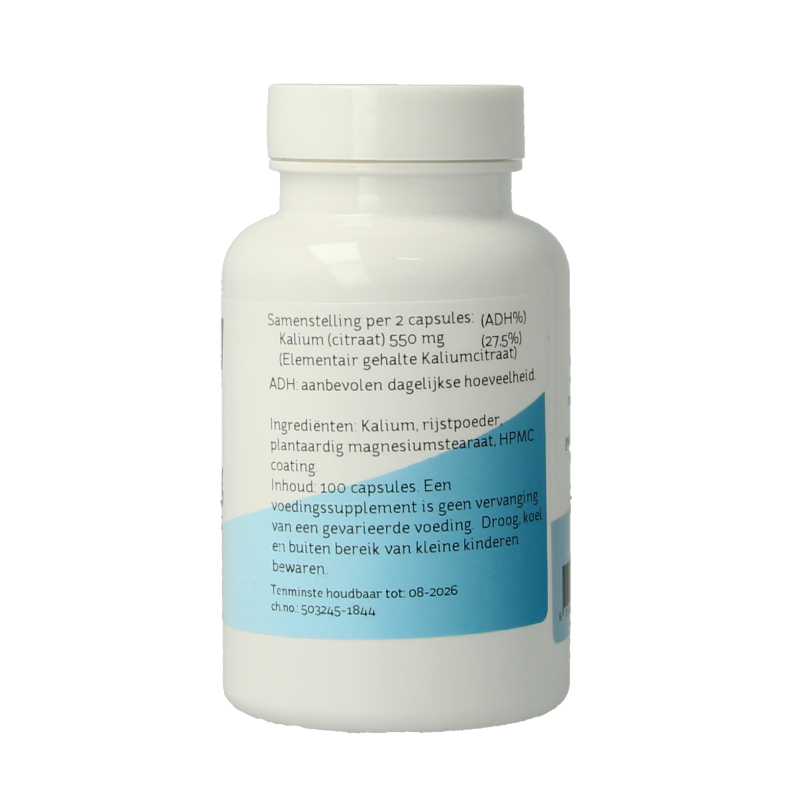 Nova Vitae Kalium citraat 275mg 100 Capsules