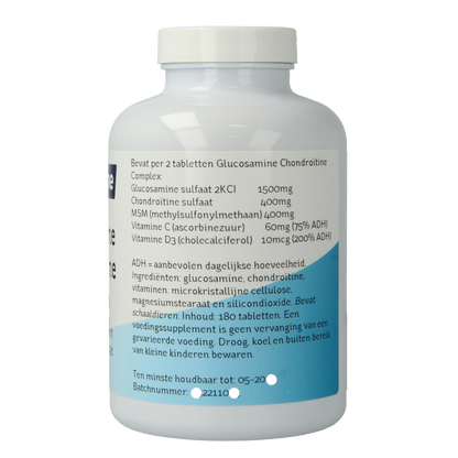 Nova Vitae Glucosamine chondroitine complex met MSM 180 Tabletten