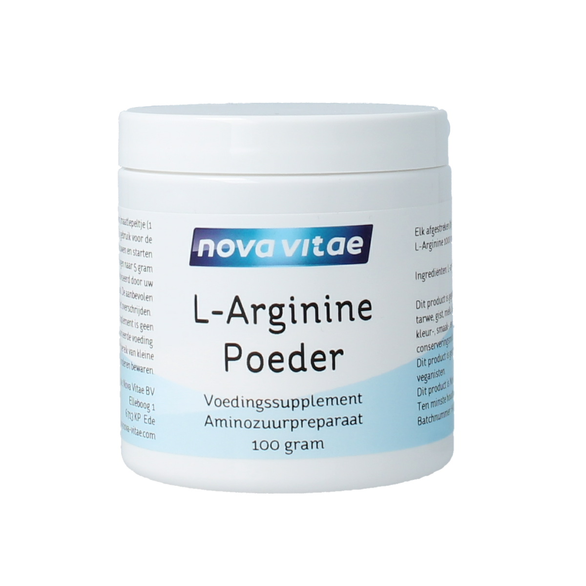 Nova Vitae L-Arginine poeder 100.00 Gram