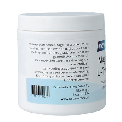 Nova Vitae Magnesium L-threonaat poeder 100.00 Gram