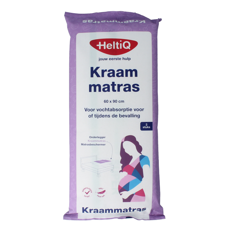 Heltiq Kraammatras 60 x 90cm zak 2 Stuks
