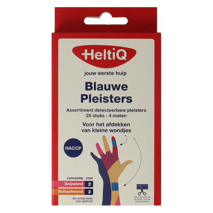 Heltiq Detecteerbare pleisters blauw 26 Stuks