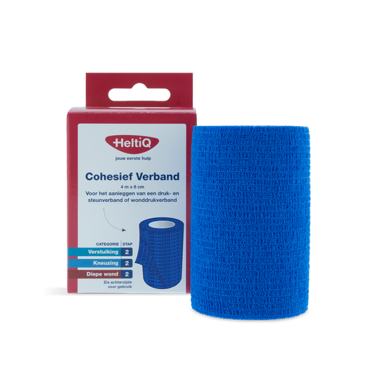 Heltiq Cohesief verband 4m x 8cm 1.00 Stuks