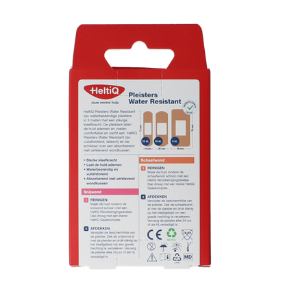 Heltiq Pleisters water resistant 3 maten 25 Stuks