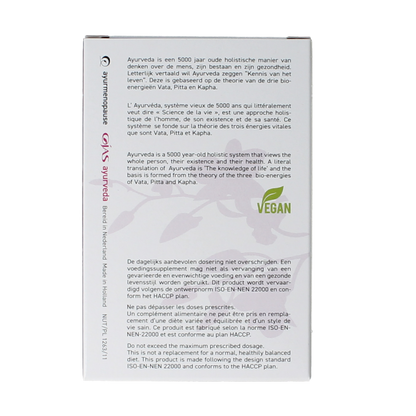 Ojas Ayurmenopause 60.00 Vegetarische capsules