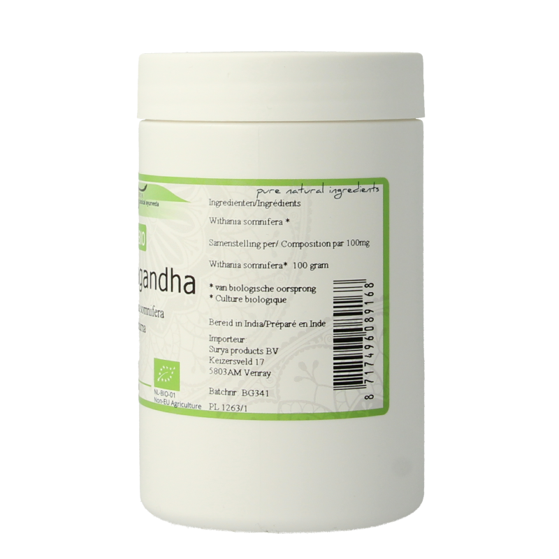 Surya Ashwagandha churna bio 100 Gram