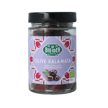 Bioidea Olijven zwart kalamata ontpit bio 180 Gram
