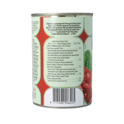 Bioidea Tomatenstukjes basilicum bio 400 Gram