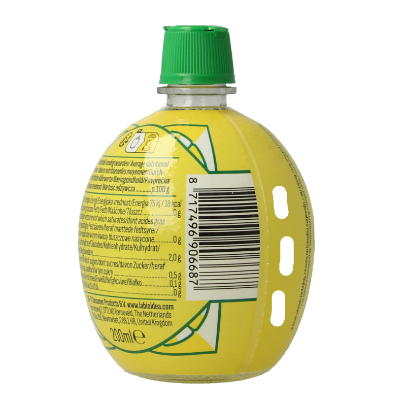Bioidea Citroensap knijpfles bio 200 Milliliter