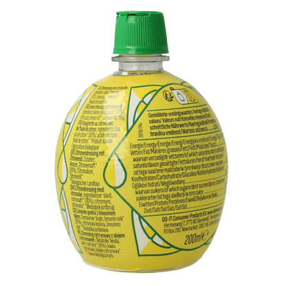 Bioidea Citroensap knijpfles bio 200 Milliliter