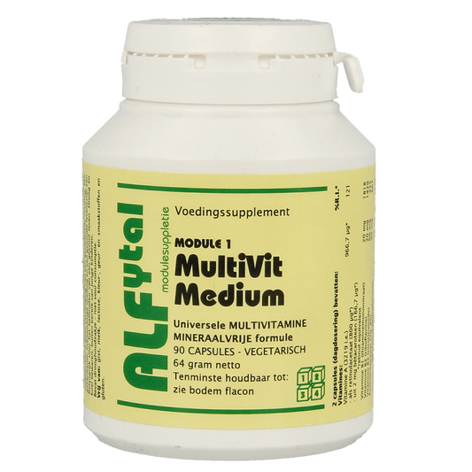 Alfytal MultiVit medium - mineraalvrij 90 Vegetarische capsules