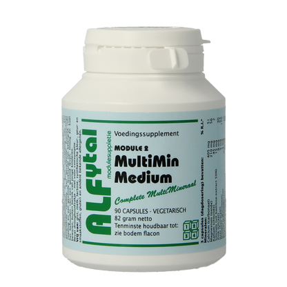 Alfytal MultiMin medium complete mineraalformule 90 Vegetarische capsules