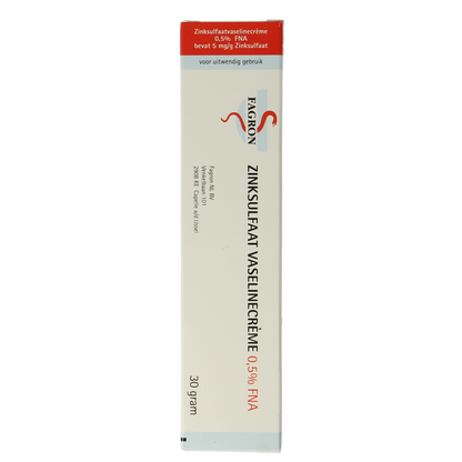 Fagron Zinksulfaat vaselinecreme 0.5% FNA 30.00 Gram