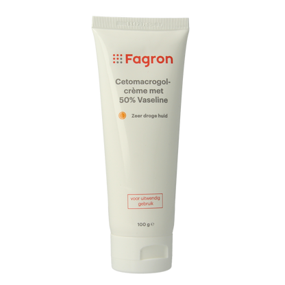 Fagron Cetomacrogol creme 50% vaseline 100.00 Gram