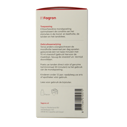 Fagron Chloorhexidine mondspoeling 0.2% 200 Milliliter