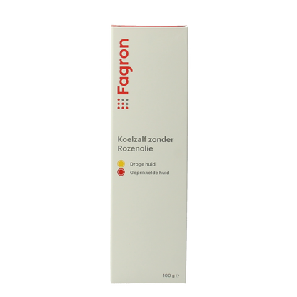 Fagron Koelzalf zonder rozenolie doos & bijsluiter 100.00 Gram