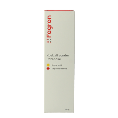 Fagron Koelzalf zonder rozenolie doos & bijsluiter 100 Gram