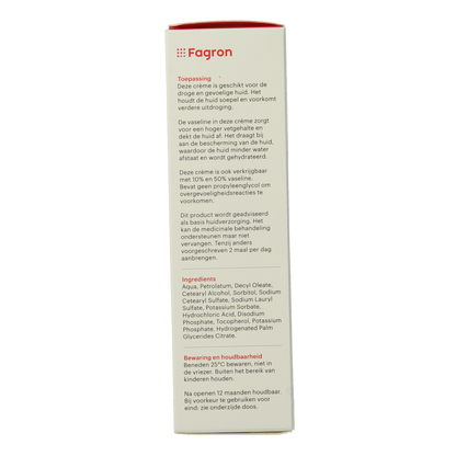 Fagron Lanettecreme met 20% vaseline 100.00 Gram