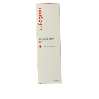 Fagron Zinkoxidezalf 10% met doos en bijsluiter 100 Gram