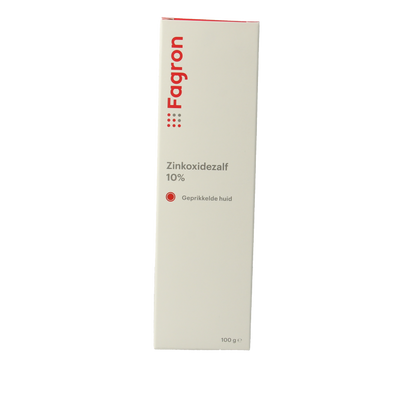 Fagron Zinkoxidezalf 10% met doos en bijsluiter 100 Gram