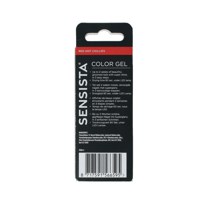 Sensista Color gel red hot chillies 7.5 Milliliter